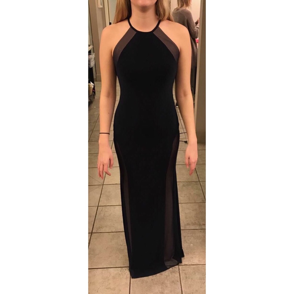 Navy gown
